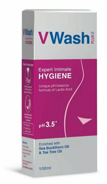 VWash Plus Intimate Hygiene Wash | Comfortable & Fresh - 100 ml