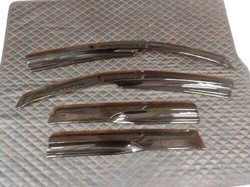 JDM RHD Honda FIT JAZZ GD1 GD2 GD3 MUGEN Door Visor Front Rear Set Used JDM RHD Honda FIT JAZZ GD1 GD2 GD3 MUGEN Door Visor Front Rear Set Used