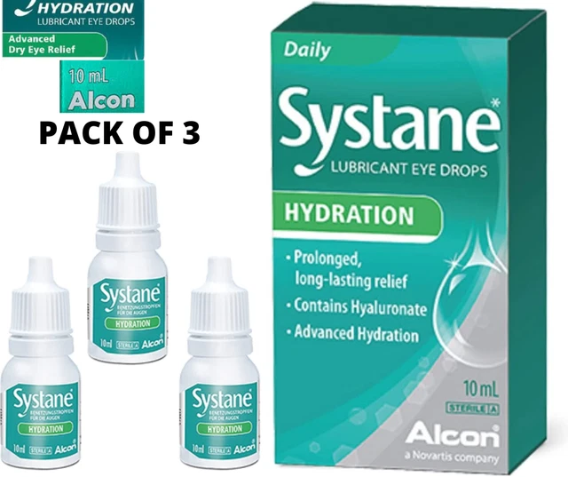 Systane Hydration Gleitgel Augentropfen 10ml Neu Pack 3