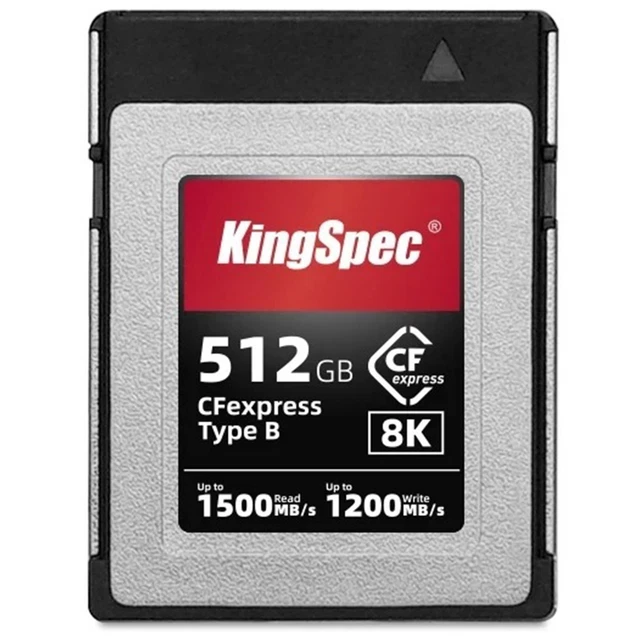 Compact Flash Express Cfexpress Comme B 512GB 8K 1500MBps Carte Mémoire Video