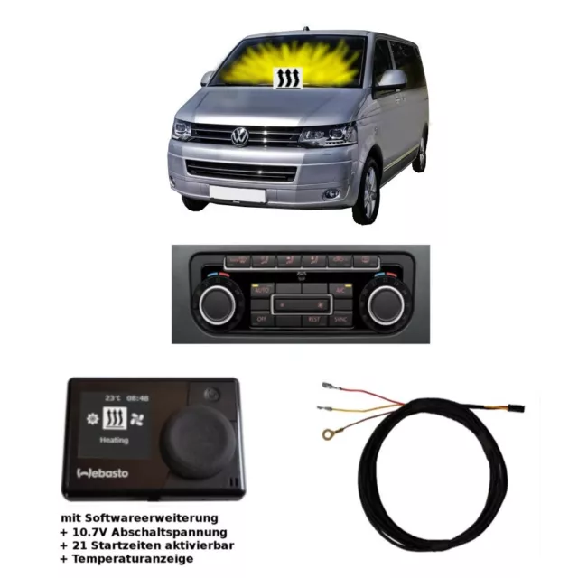 Chauffage Webasto Multicontrole Sw pour VW T5.2 7E Tdi Climatronic