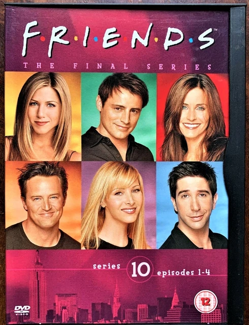 FRIENDS - THE Final Series (Series 10) Episodes 1-4 - 2004 DVD R2 $12. ...