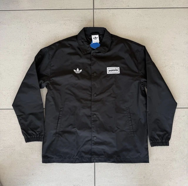 adidas Originals x Oasis★TOUR COACH JACKET adidas x Oasis Tour Coach Jacket Stone Khaki Men's - SS25 - US