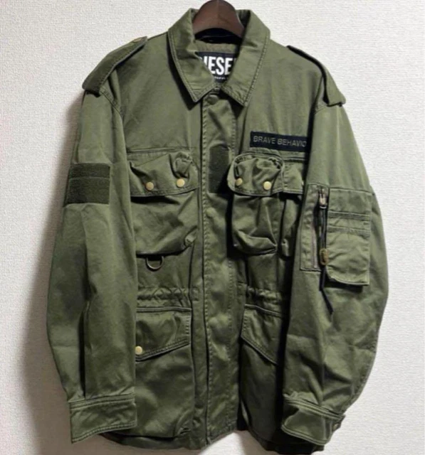 DIESEL J-LOYD multi-pocket field jacket