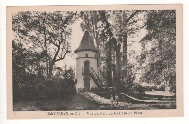 Cpa 91 - Limours: Pivot Castle Park View (Essonne) - Unwritten