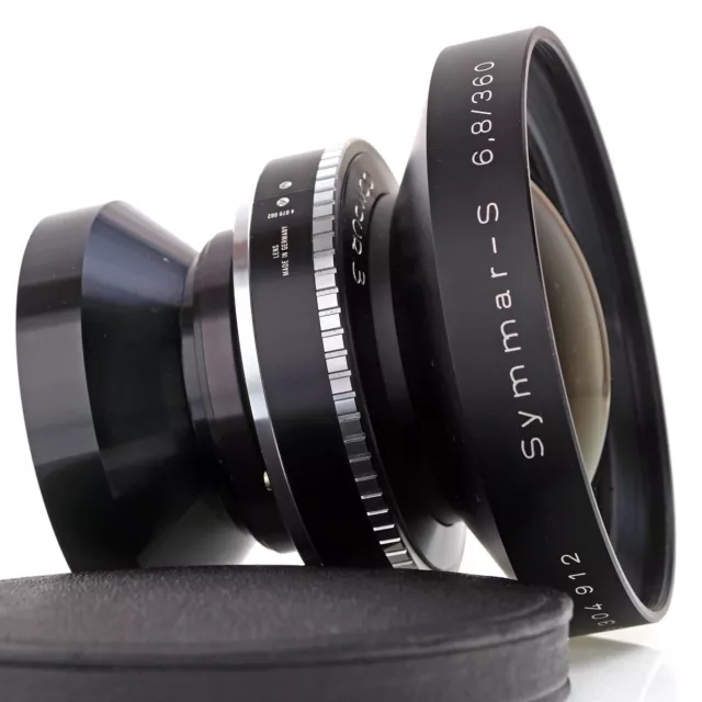 SCHNEIDER KREUZNACH SYMMAR S 6.8 360mm COMPUR #3 LARGE FORMAT OBJEKTIV LENS