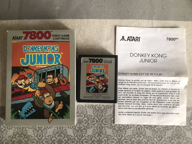 Jeu Atari 2600 Donkey Kong PAL Loose - Etat Correct - Écriture Manuscrite