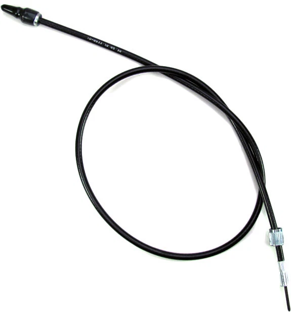 Câble Compteur Vitesse Moto Suzuki GN125 - Longueur 89 Cm - Filetage 11 Mm - Caoutchouc Noir - Remplacement