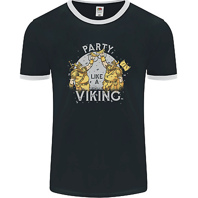 Party Like a Viking Thor Odin Valhalla Mens Ringer T-Shirt FotL