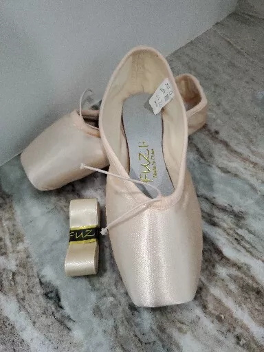 New Fuzi Shank 39 A Ballet Pointe Shoes Pink