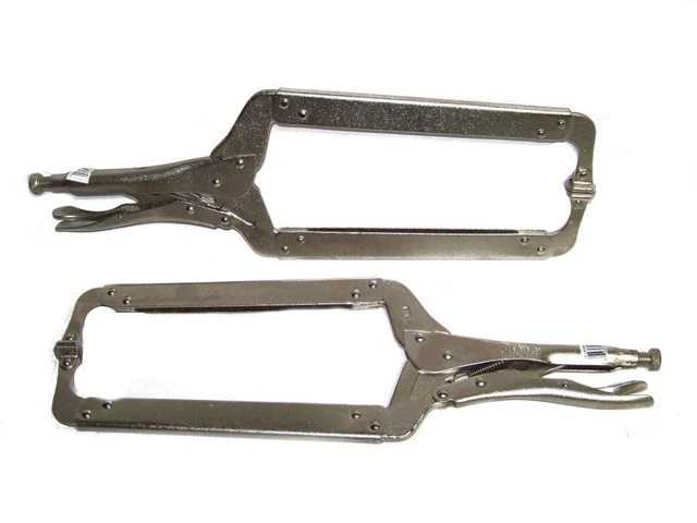 (6) 18" Locking C Clamp with Swivel Pad Welding Clamps Set Locking Pliers