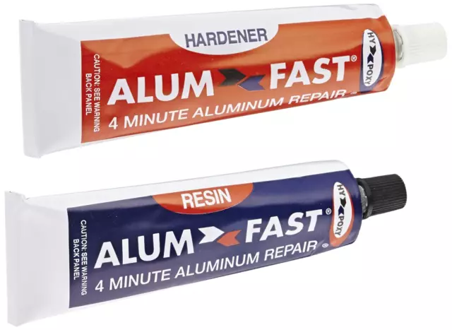 H-455 Alumfast 6.5 oz Rapid Cure Aluminum Putty Repair Kit