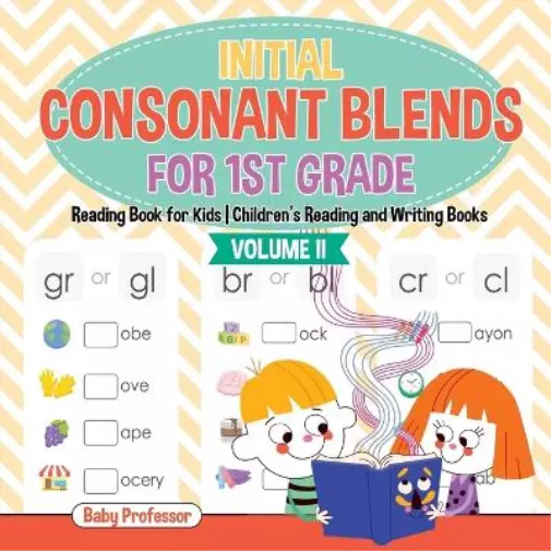Baby Professor Initial Consonant Blends for 1st Grade Volume II - Readin (Poche)