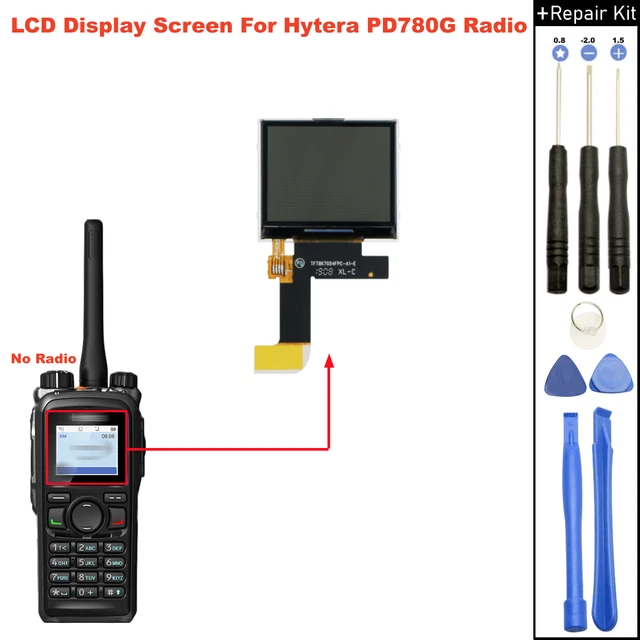 For Hytera PD780G Two Way Radio Walkie Talkie 1.8 Inch LCD Display Screen Replac