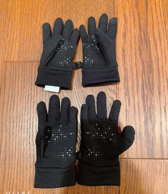 Lot of 2 Head Kids Size M & L Black Touchscreen Gloves