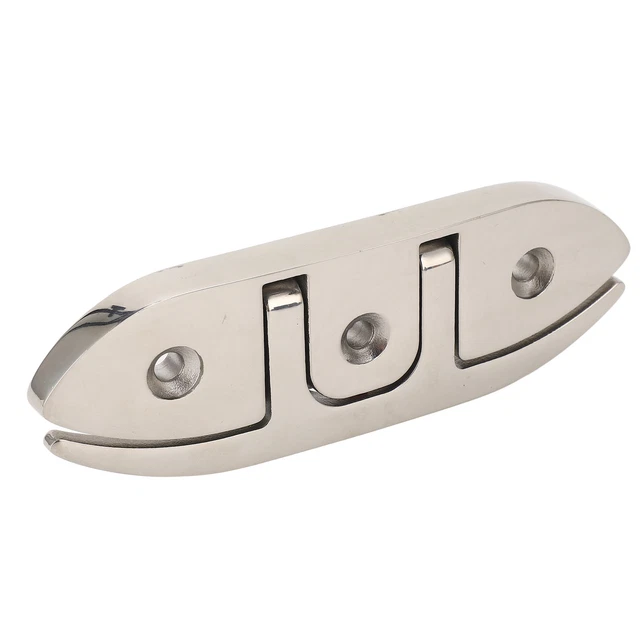 Lot De 4 Taquets De Quai Pour Bateau, Base Ouverte En Acier Inoxydable 316 De 10,2 Cm, Accessoires D'amarrage, Taquet De Quai De Bateau. Lot De 4, Vis D'installation Incluses