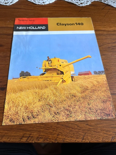 New Holland Clayson 140 Combine Brochure FCCA