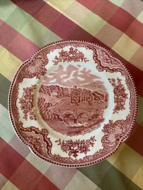 Johnson Bros. Old Britain Castles Pink Bread & Butter Plates