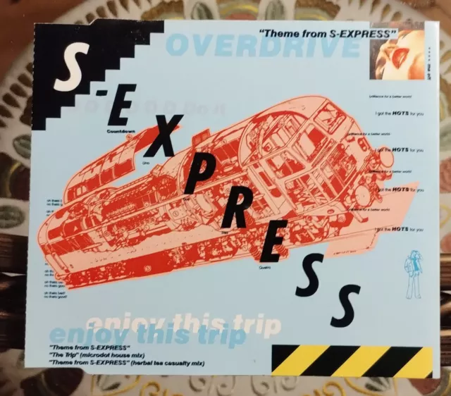 S-Express Theme From S-Express 1988 CD Rhythm King LEFT 21 Mute 3 trk acid house