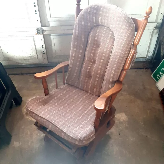 Glider Rocking Chair Brown