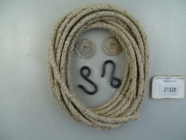 High Quality Braided  Flaxcord For A French Morbier Comtoise Or Lantern Clock