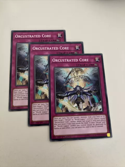 3x Orcustrated Core - SOFU-EN071 - Common - Mixed Edition - YuGiOh Playset