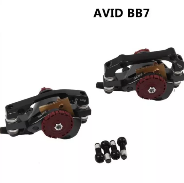 AVID BB7 MTB Mechanical Disc Brake Caliper w Rotor Graphite