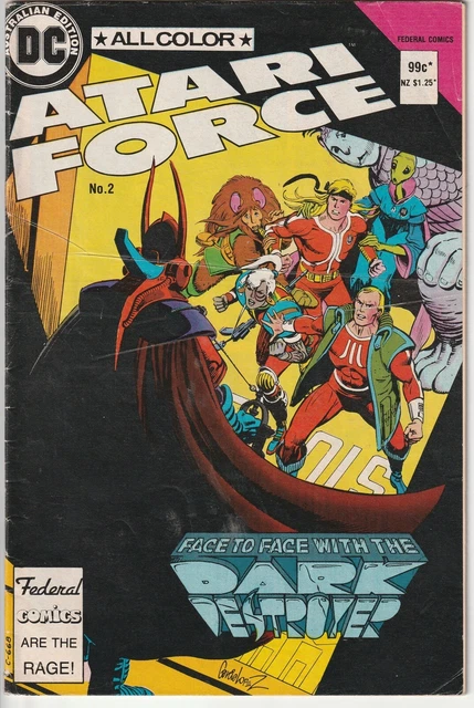 DC Australian Edition 1985 ATARI FORCE #2 Federal Comics 5 Dark Destroyer