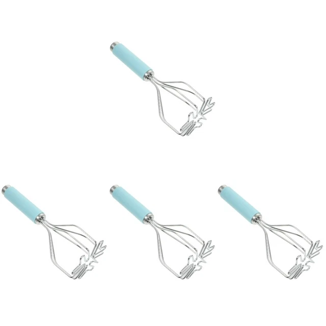 4 piezas trituradora de patatas manual utensilio de cocina trituradora de patatas trituradora de calabaza trituradora