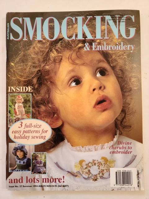 Australian Smocking & Embroidery Magazine 3 Full size pattern Sundress 1994