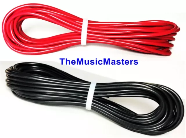 16 Gauge 10' ft each Red Black Auto PRIMARY WIRE 12V Auto Wiring Car Power Cable