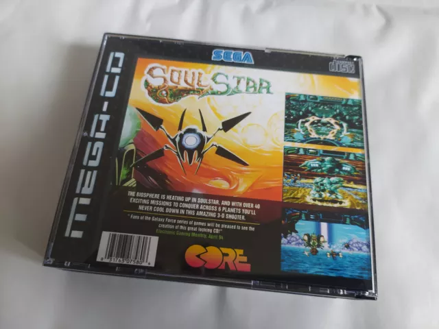 SOULSTAR Sega MEGA CD / Repro Boitier et disque 3