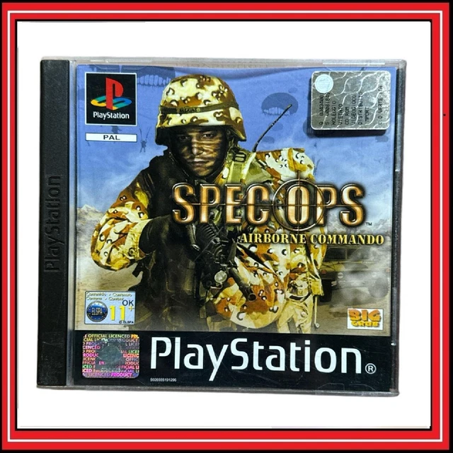 Jeu PS1 Spec Ops Airborne Commando – Version Française Complète, Testé