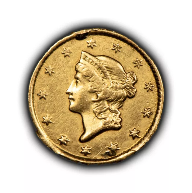 1851-O $1 Liberty Head Gold Dollar - New Orleans Mint - Type-1 - XF Dets - G3486