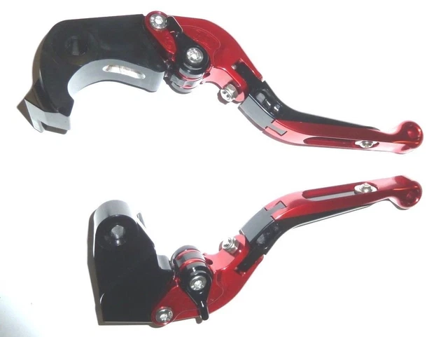 Leviers Frein & Embrayage Moto Kawasaki Z900 / Z650 / Ninja 650 - Réglables, Confort & Précision Améliorés - Noir/Argent