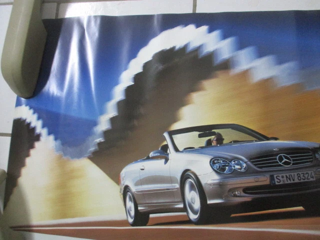 Mercedes Benz CLK-W209 Cabriolet Poster 59x83cm Format