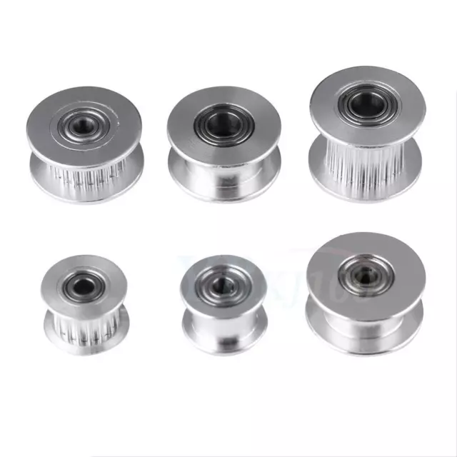 5pc Timing Pulley GT2 Idler 16/20T gear Bearing Reprap 6/10mm Belt 3/5mm Bore 3D 2