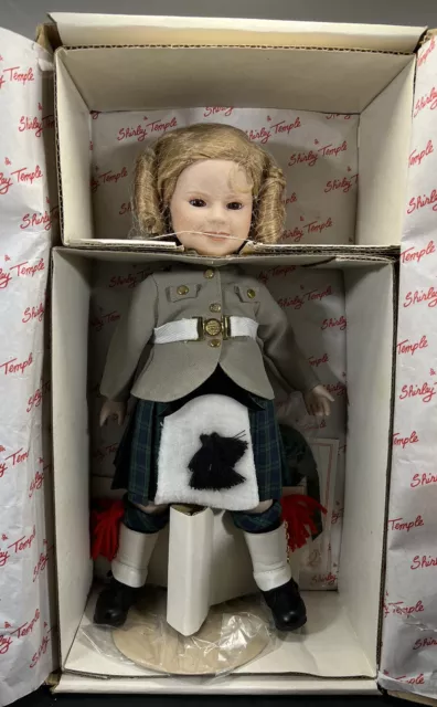 Danbury SHIRLEY TEMPLE Dolls of the Silver Screen 13" WEE WILLIE WINKIE  No CERT