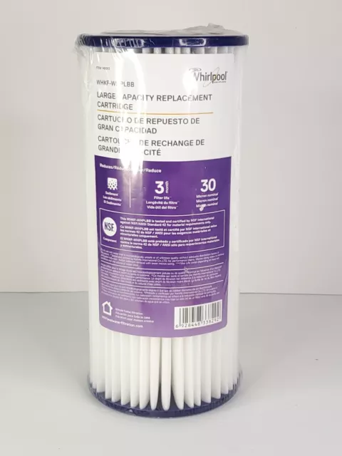 Whirlpool WHKF-WHPLBB Large Capacity Whole House Replacement Filter