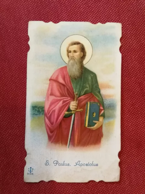 San Paolo Apostolo Vecchio Santino Numerato #473