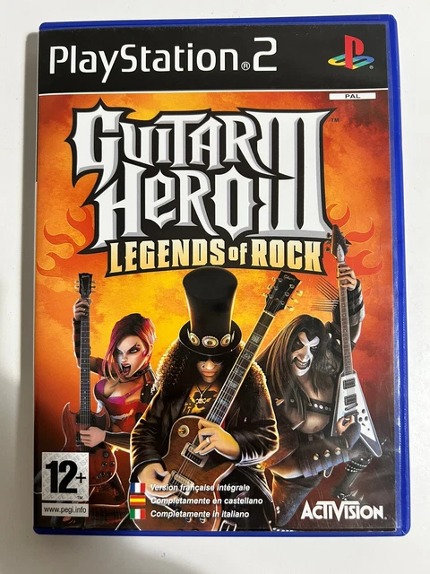 Sony Playstation 2 Ps2 Guitar Hero Iii 3 Legends Of Rock Pal Ita