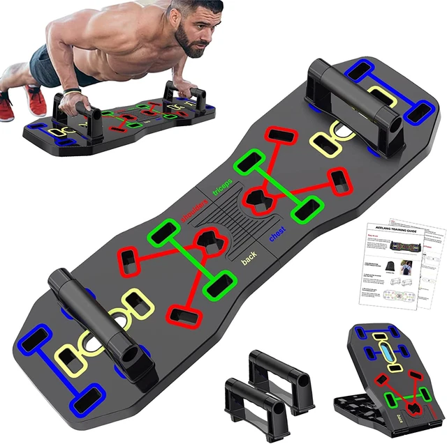 9 in 1 Push Up Rack Board System Fitness Workout Train Gym Exercise Stands