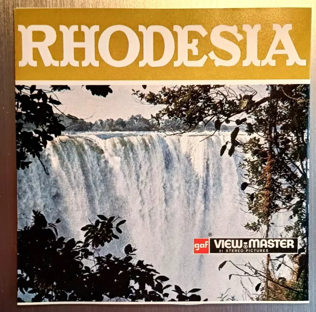 View Master  Rhodesia   C 746  A Libretto   Trifold  In Inglese
