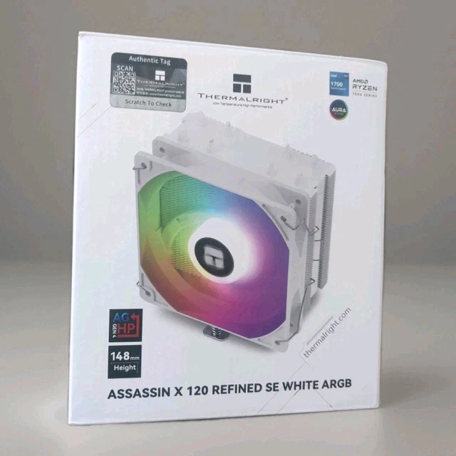 Thermalright Assassin X 120R SE PLUS - Refroidisseur Processeur 4 Caloducs, Ventilateur PWM 120mm