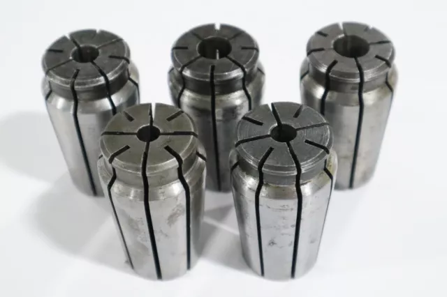 5 Pcs, Universal Acura-Flex Collets For 1" Capacity Collet Chuck    C531