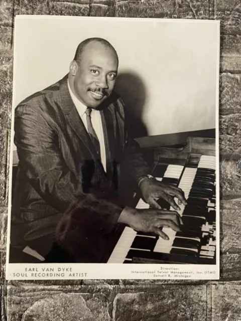 Earl Van Dyke 10x8 Copy From Original 1960’s MOTOWN SOUL PROMOTIONAL PHOTOGRAPH