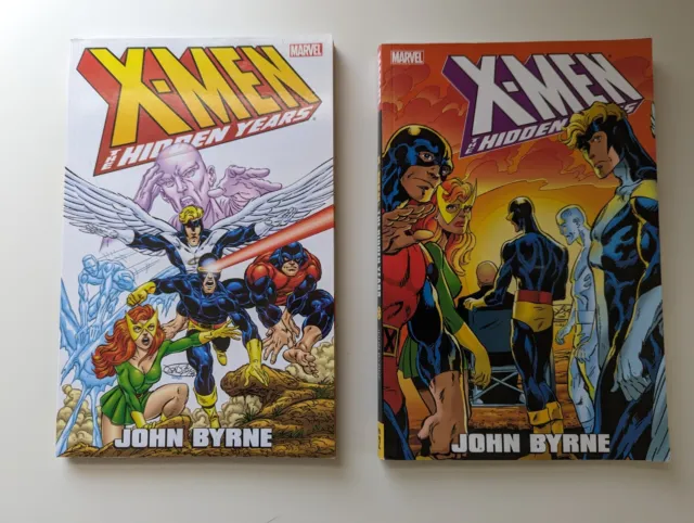 X-Men: The Hidden Years TPB Volumes 1 & 2 by John Byrne Marvel Comics