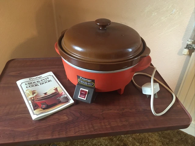 VINTAGE 1970S 1980S PRESTIGE Crock Pot Slow Electric Cooker