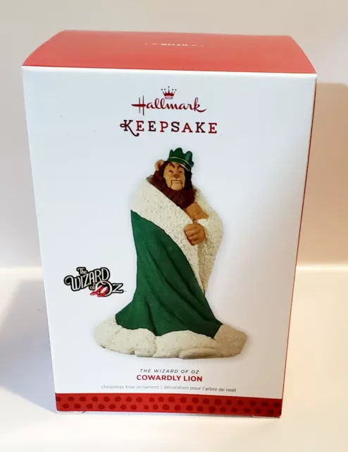 Hallmark Keepsake Ornament 2013 The Wizard Of Oz Cowardly Lion NIB