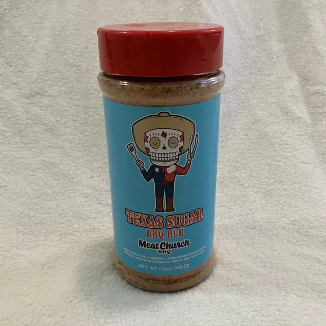 Meat Church Texas Sugar BBQ Rub Seasoning 12 oz - Sealed